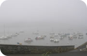 Le port par temps de brume